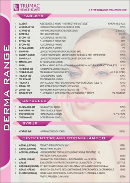 dermatology products franchise